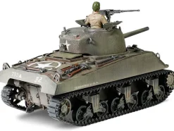 Sherman M4 75 Medium Tank U.S. 753th Tank Battalion Gustav Line Italy 1944 Engine Plus Series 1/32 Diecast Model Metal Proud MP-912101A