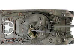 Sherman M4 75 Medium Tank U.S. 753th Tank Battalion Gustav Line Italy 1944 Engine Plus Series 1/32 Diecast Model Metal Proud MP-912101A