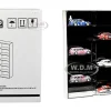 Showcase 12 Car Display Case Wall Mount Black Back Panel Mijo Exclusives 1/64 Scale Models MJ08012BK