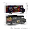 Showcase 2 Cars Desk Top Display Case with Cover "Mijo Exclusives" for 1/64 Scale Models