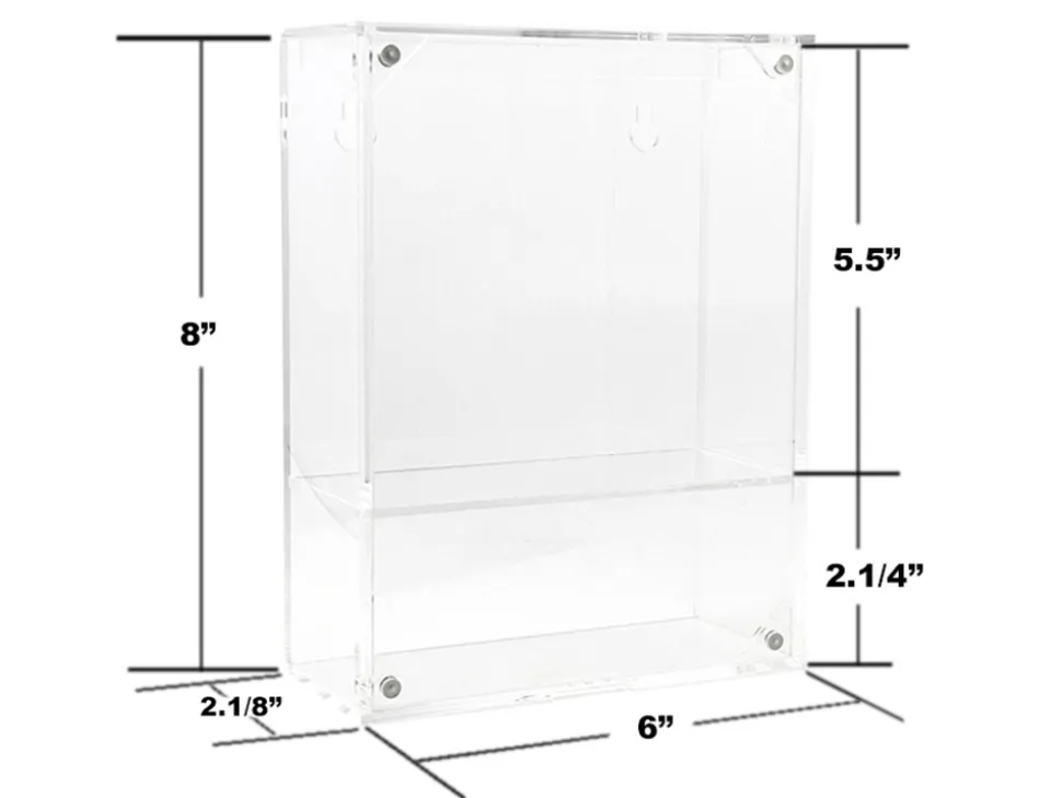 Showcase Premium Collector Single Display Case with Shelf Mijo Exclusives for 1/64 Scale Models MJ15020