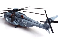 Sikorsky MH-53E Sea Dragon Helicopter "United States Navy, Black Stallions, Tail Number 42" Light Gray 1/72 Diecast Model by Panzerkampf