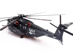 Sikorsky MH-53E Sea Dragon Helicopter "United States Navy, Blackhawks, Tail Number 17" Dark Gray 1/72 Diecast Model by Panzerkampf