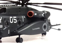 Sikorsky MH-53E Sea Dragon Helicopter "United States Navy, Blackhawks, Tail Number 05" Dark Gray 1/72 Diecast Model by Panzerkampf