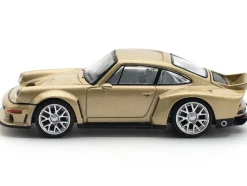 Singer DLS Turbo Gold Metallic 1/64 Diecast Model Car by Pop Race
