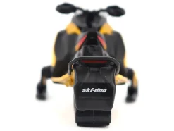 Ski-Doo MXZ Blizzard (Trail Segment) Neo Yellow and Ski-Doo MXZ 120cc (Kid's Model) Neo Yellow Set of 2 Snowmobiles 1/32 Diecast Models by BRP Models