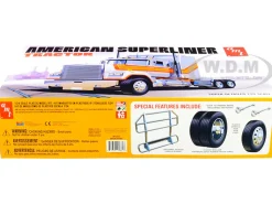 Skill 3 Model Kit American Superliner Semi Tractor 1/24 Scale Model AMT AMT1235