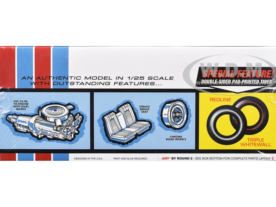 Skill 2 Model Kit 1966 Buick Riviera GS 1/25 Scale Model by AMT