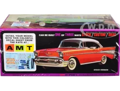 Skill 2 Model Kit 1957 Chevrolet Bel Air Pepper Shaker 3 in 1 Kit 1/25 Scale Model AMT AMT1360