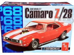 Skill 2 Model Kit 1968 Chevrolet Camaro Z/28 2 in 1 Kit 1/25 Scale Model AMT AMT868