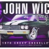 Skill 2 Model Kit 1970 Chevrolet Chevelle SS John Wick 2014 Movie 1/25 Scale Model AMT AMT1453M
