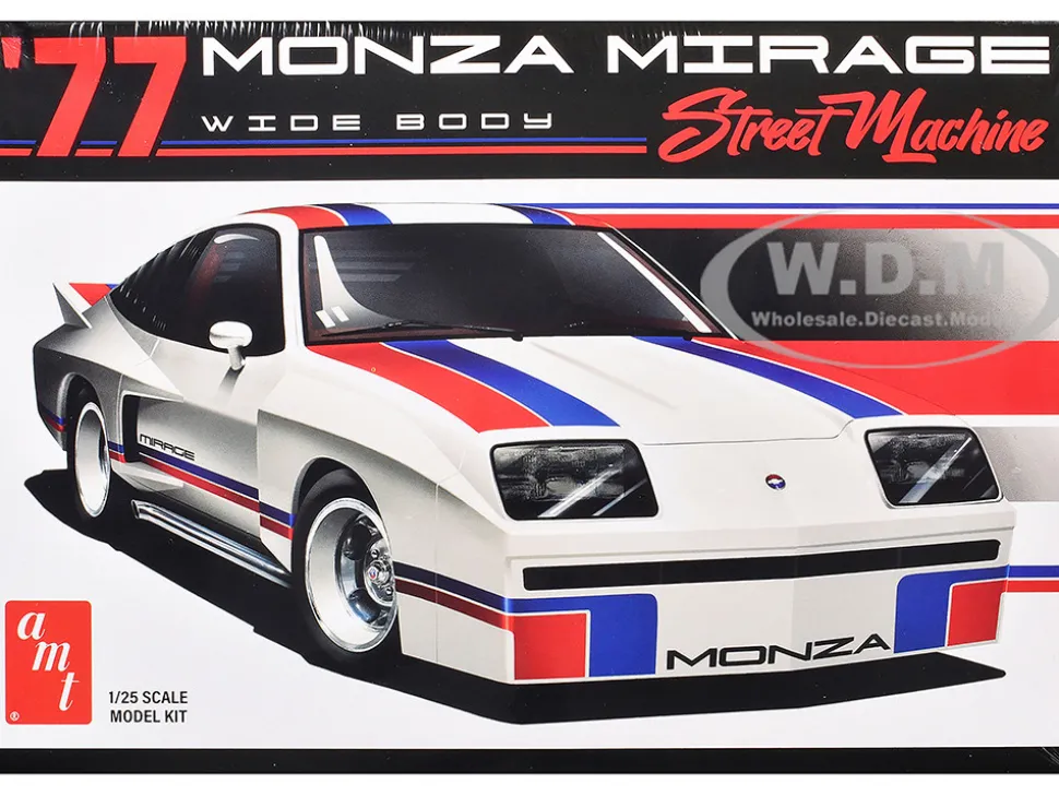 Skill 2 Model Kit 1977 Chevrolet Monza Mirage Wide Body "Street Machine" 1/25 Scale Model by AMT