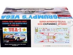 Skill 2 Model Kit 1972 Chevrolet Vega Pro Stock Bill Grumpy Jenkins Legends of the Quarter Mile 1/25 Scale Model MPC MPC877