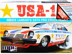 Skill 2 Model Kit 1974 Chevrolet Vega Pro Stock Bruce Larson USA-1 Legends of the Quarter Mile 1/25 Scale Model MPC MPC828