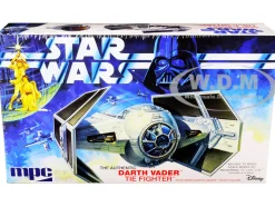 Skill 2 Model Kit Darth Vader's Tie Fighter Star Wars Episode IV A New Hope 1977 Movie MPC MPC952