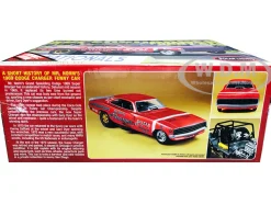 Skill 2 Model Kit 1969 Dodge Charger Funny Car Mr. Norm's Supercharger Legends of the Quarter Mile 1/25 Scale Model Polar Lights POL989