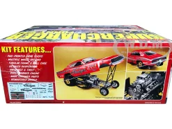 Skill 2 Model Kit 1969 Dodge Charger Funny Car Mr. Norm's Supercharger Legends of the Quarter Mile 1/25 Scale Model Polar Lights POL989
