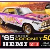 Skill 2 Model Kit 1965 Dodge Coronet 500 Hemi 2-in-1 Kit 1/25 Scale Model by AMT