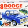 Skill 2 Model Kit 1978 Dodge D100 Pickup Truck Mini Bike 1/25 Scale Model MPC MPC901 M