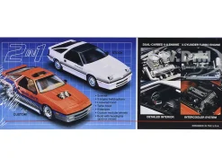 Skill 2 Model Kit 1988 Dodge Shelby Daytona Z 2-in-1 Kit 1/25 Scale Model by MPC