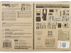 Skill 2 Model Kit 1977 Dodge Warlock Stepside Pickup Truck 1/25 Scale Model MPC MPC983M