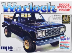 Skill 2 Model Kit 1977 Dodge Warlock Stepside Pickup Truck 1/25 Scale Model MPC MPC983M