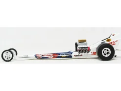 Skill 2 Model Kit Don the Snake Prudhomme's "AA" Fuel Front Engine Rail Dragster 1/24 Scale Model by Atlantis