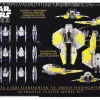 Skill 2 Model Kit ETA 2 Jedi Starfighter VS. Droid Starfighters 4 Model Set "Star Wars: Episode III - Revenge of the Sith" (2005) Movie 1/48 Scale Model by AMT