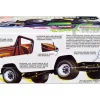 Skill 2 Model Kit Ford Bronco 4X4 Wild Hoss 1/25 Scale Model AMT AMT1304