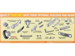 Skill 2 Model Kit 1961 Ford Galaxie Hardtop 3 in 1 Kit 1/25 Scale Model AMT AMT1430