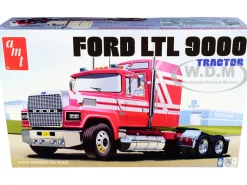Skill 3 Model Kit Ford LTL 9000 Semi Tractor 1/24 Scale Model AMT AMT1238