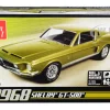 Skill 3 Model Kit 1968 Ford Mustang Shelby GT-500 1/25 Scale Model AMT AMT634