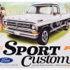 Skill 3 Model Kit 1972 Ford Sport Custom Pickup Truck 1/25 Scale Model by Moebius