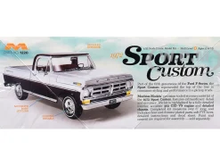 Skill 3 Model Kit 1972 Ford Sport Custom Pickup Truck 1/25 Scale Model by Moebius
