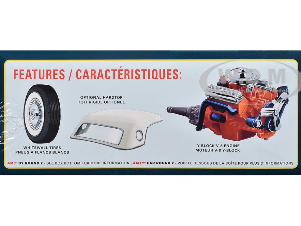 Skill 2 Model Kit 1956 Ford Thunderbird 1/25 Scale Model by AMT