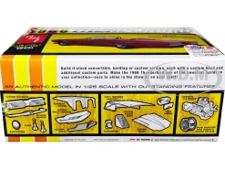 Skill 2 Model Kit 1966 Ford Thunderbird Hardtop Convertible 3 in 1 Kit 1/25 Scale Model AMT AMT1328