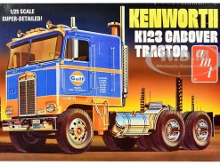 Skill 3 Model Kit Kenworth K-123 Cabover Truck Tractor "Gulf Oil" 1/25 Scale Model by AMT