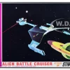 Skill 2 Model Kit Klingon Warrior Empire Alien Battle Cruiser Star Trek 1966 1969 TV Series 1/650 Scale Model AMT AMT1428