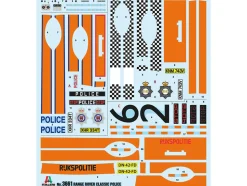 Skill 3 Model Kit Land Rover Range Rover Police 1/24 Scale Model Italeri 3661