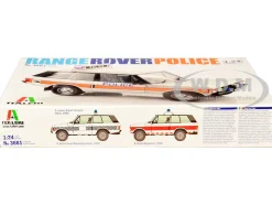 Skill 3 Model Kit Land Rover Range Rover Police 1/24 Scale Model Italeri 3661