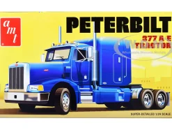 Skill 3 Model Kit Peterbilt 377 A E Truck Tractor 1/24 Scale Model AMT AMT1337