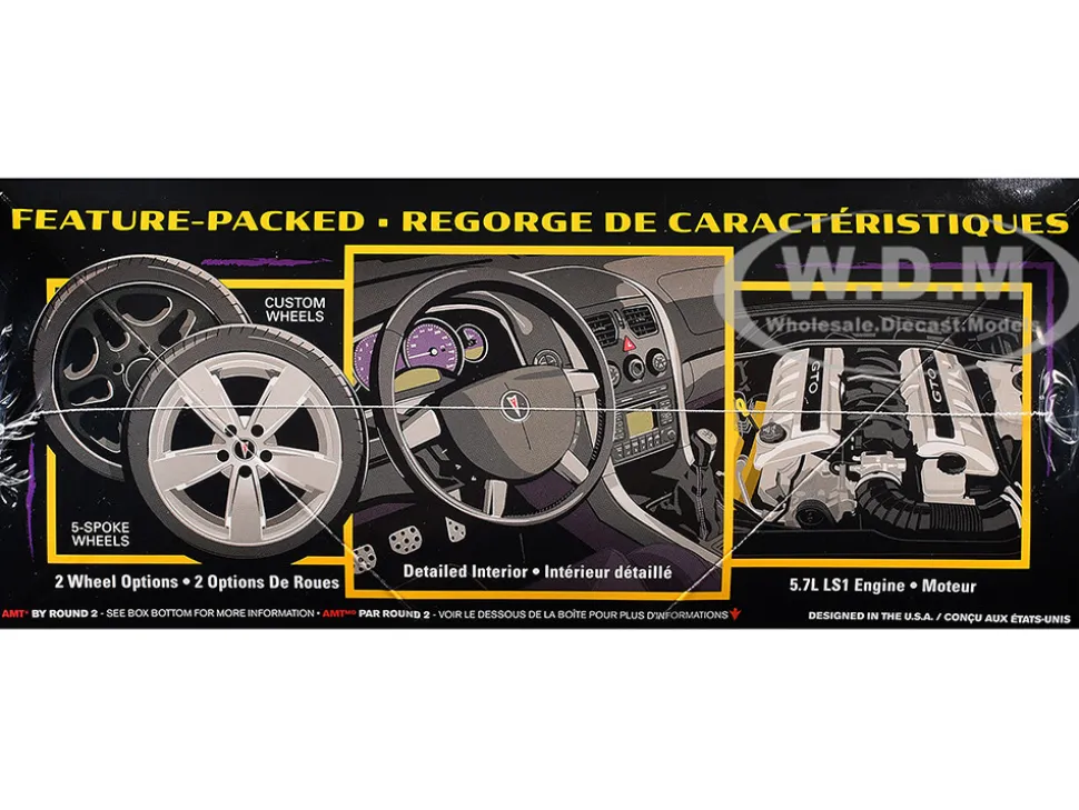 Skill 2 Model Kit 2004 Pontiac GTO 1/25 Scale Model by AMT