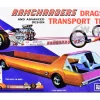 Skill 2 Model Kit Ramchargers Dragster Advanced Design Transport Truck 2 Kits in 1 1/25 Scale Models MPC MPC970