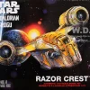 Skill 2 Model Kit Razor Crest Spaceship "Star Wars: The Mandalorian" 1/72 Scale Model by AMT