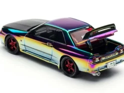 Skyline GT-R (BNR32) RHD (Right Hand Drive) Chameleon Chrome with Carbon Hood