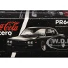 Skyline GT-R V8 Drift "Hakosuka" RHD (Right Hand Drive) "Coca-Cola Zero" Dark Chrome and Black 1/64 Diecast Model Car by Pop Race