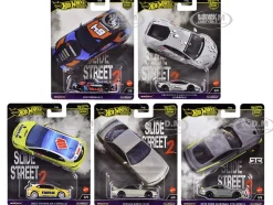 Slide Street 2 5 piece Set "Car Culture" 2024 Series H Diecast Model Cars by Hot Wheels