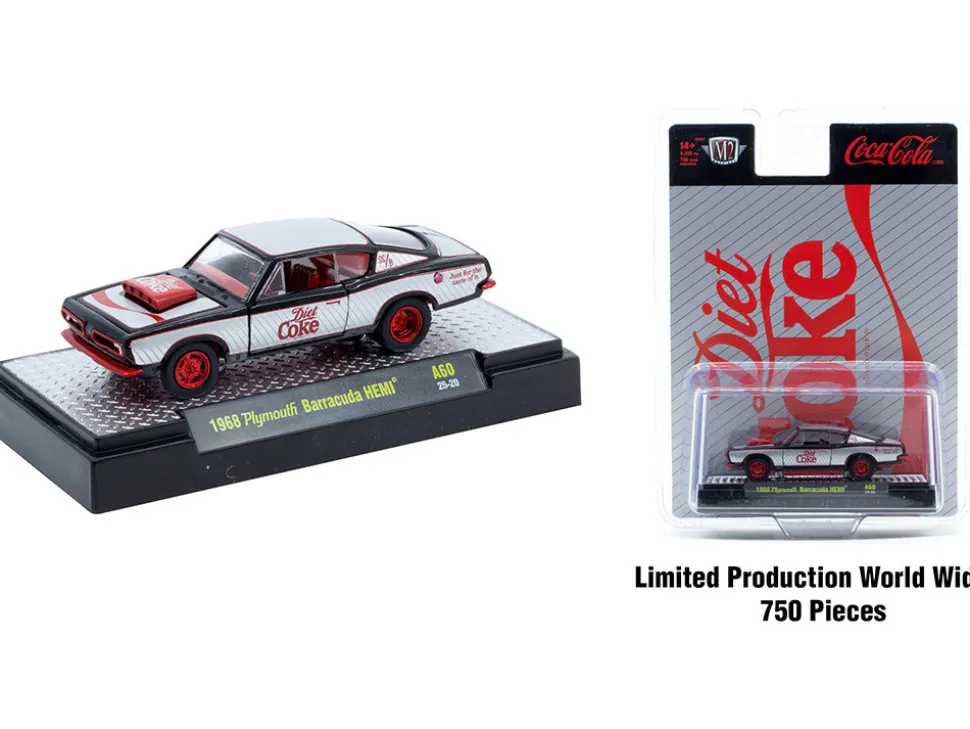 Sodas Set of 3 pieces Release 60 Limited Edition to 10000 pieces Worldwide 1/64 Diecast Model Cars by M2 Machines