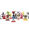 Sonic The Hedgehog Set of 18 Diecast Figures Wave 2 "Nano Metalfigs" Series Diecast Models by Jada