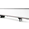 53' Spread Axle Dry Van Trailer White 1/87 (HO) Plastic Model Car by HO Logistics